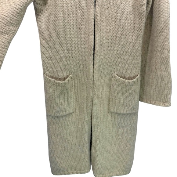 J. Crew Long Line Chunky Alpaca Blend Duster Cardigan L - Picture 6 of 14